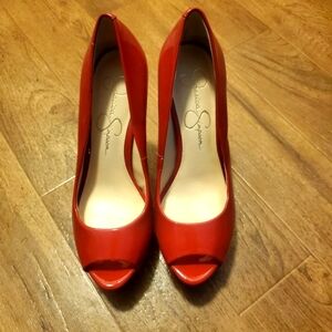 Jessica Simpson Red high heels